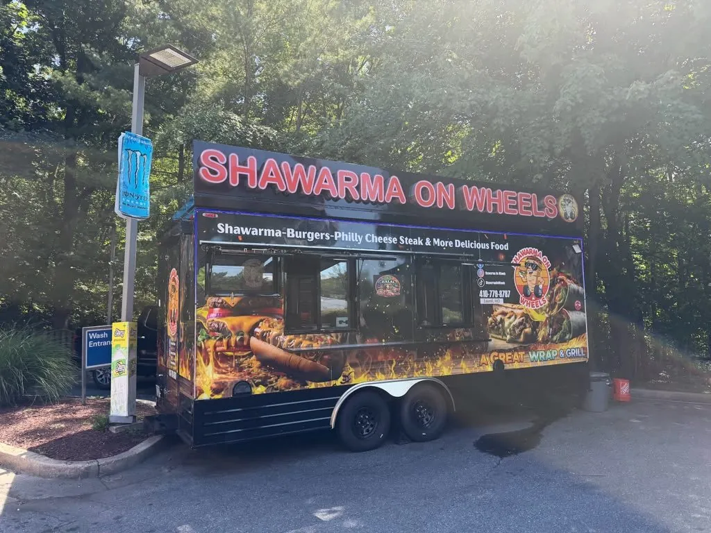 Shawarma on Wheels truck at the Exxon